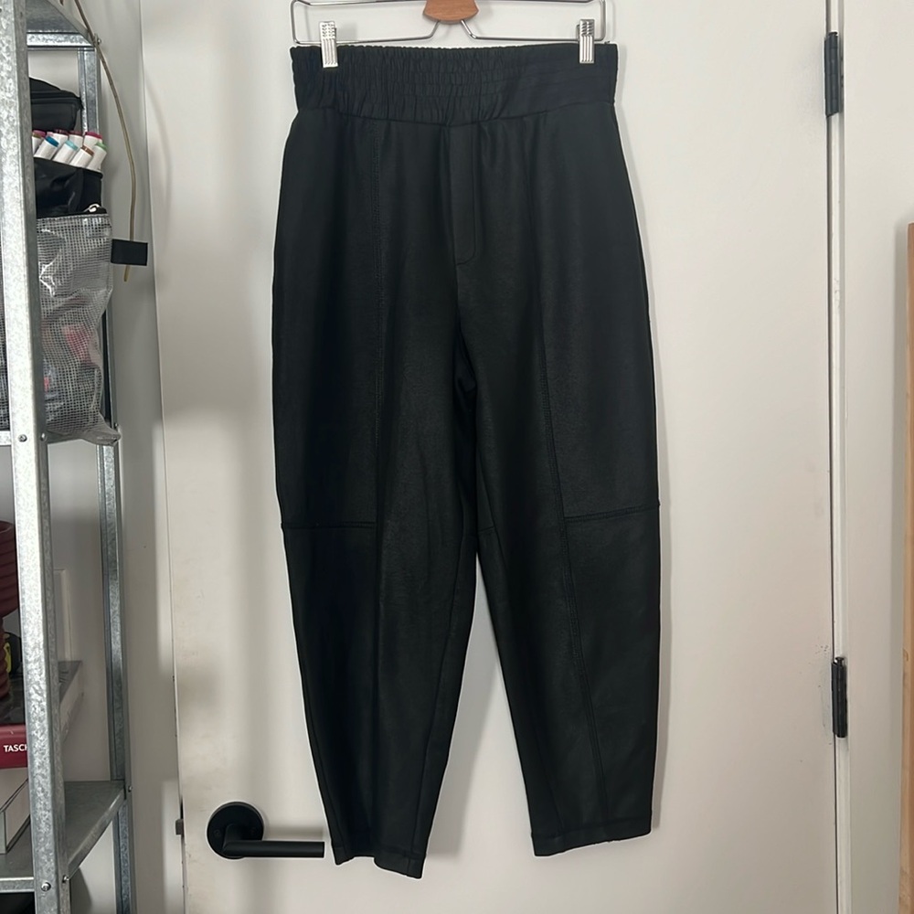 Zara faux leather pants